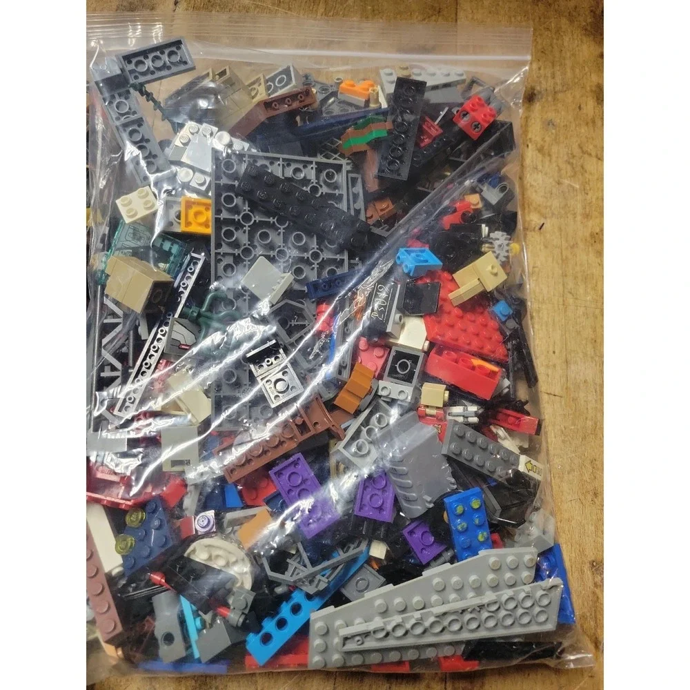 Huge mixed lot of Lego 5lbs Building blocks loose parts & pcs Toy box clean out